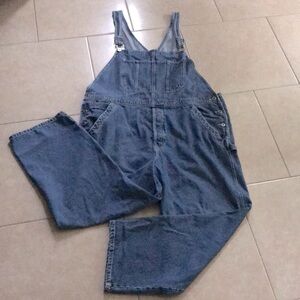 OLD NAVY DENIM JEANS OVERALLS, Size XL